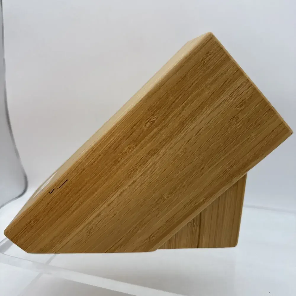 Miyabi 10-Slot Bamboo Knife Block Only - Knives Not Included Excellent Shape